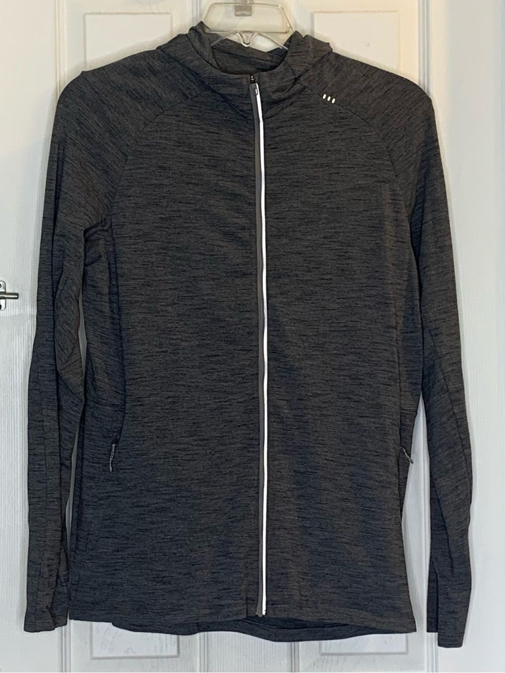 Lululemon Surge Full Zip Hoodie Size Large Heathered Gray